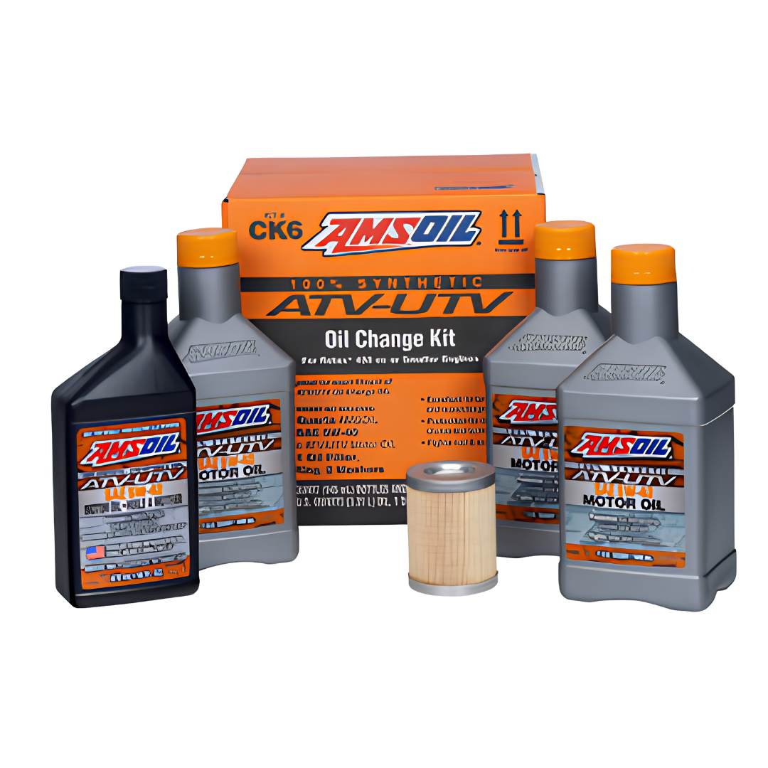 Amsoil Kit ATV/UTV AMSOIL para Vehículos Can-Am® CK6 - 3 Cuartos y 1 16fl. oz. SAE 5W-40 con Filtro, Junta Tórica y Arandelas 1 Paquete